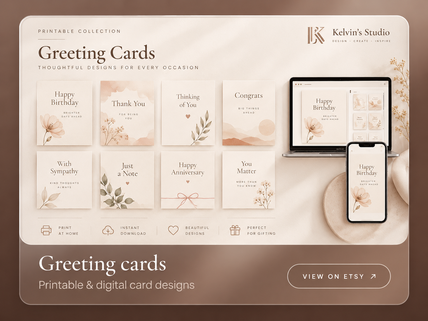 Kelvin's Studio on Etsy — Greeting Cards